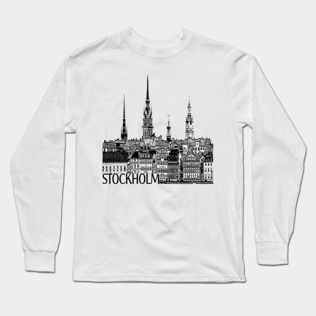 Stockholm Long Sleeve T-Shirt by TravelTs